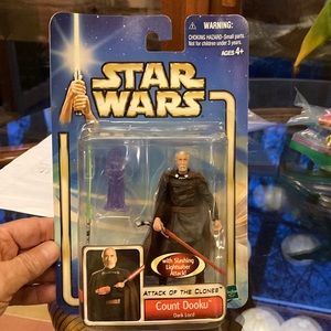 Star Wars Count Dooku Dark Lord Figure new in package.